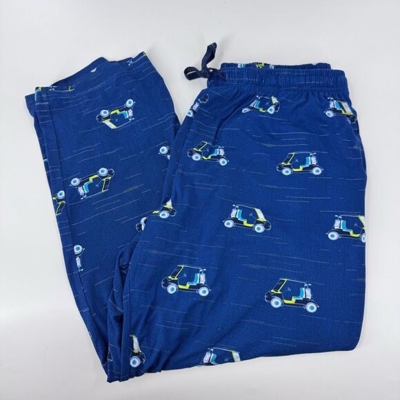 PGA Tour Blue Golf Cart Pajama Bottoms - Picture 2 of 10